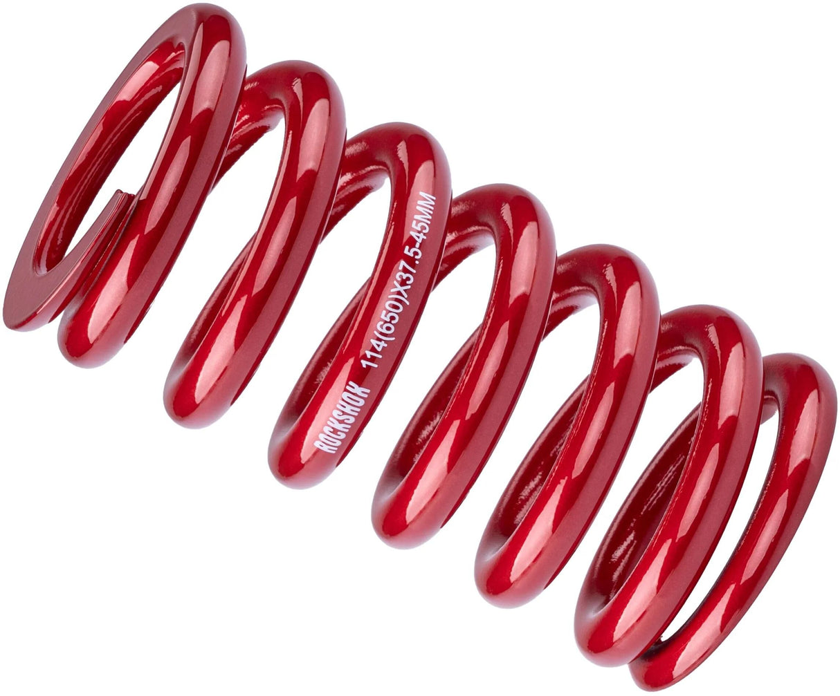 Rockshox feder fjeder rs 37,5-45 mm 114 mm 650 lb elect.red