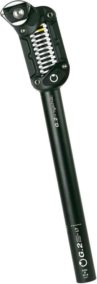 By,schulz parallelogram affjedret sadelpind g.2 lt par.sus.sadelpind ved. schulz g.2lt alu, ex.hard