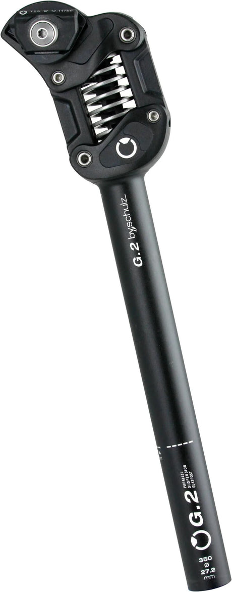 Sadelpind by,schulz g.2 stk 30,9mm 350mm hård sort