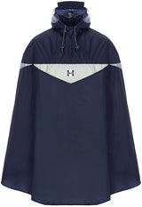 Hock regn poncho super praktiko poncho super praktiko størrelse xxl blå