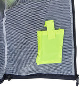 4-akters regnfrakke regnjakke str. l blå y refleks