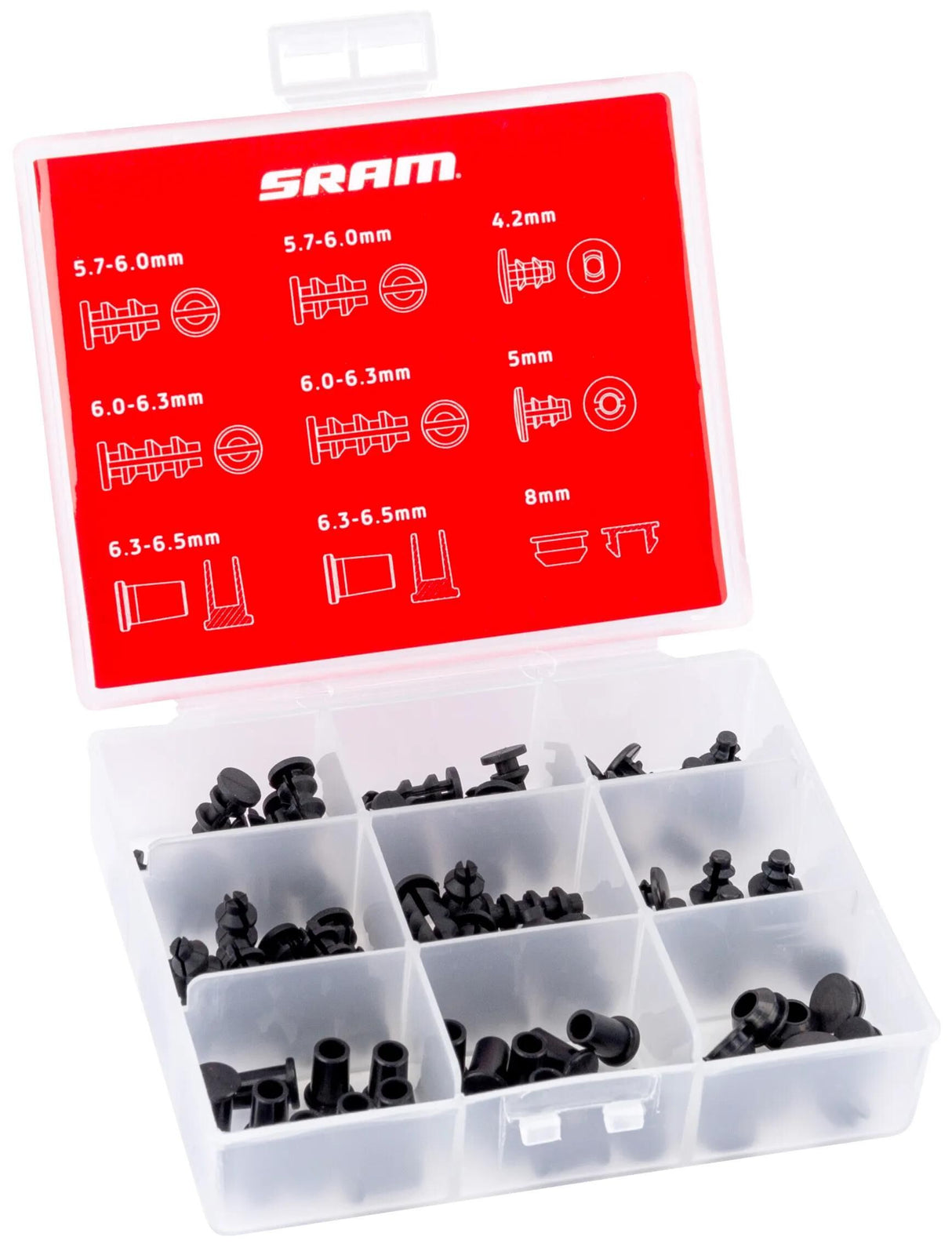 Sram dæksel plug blindprop box 4,2-8mm