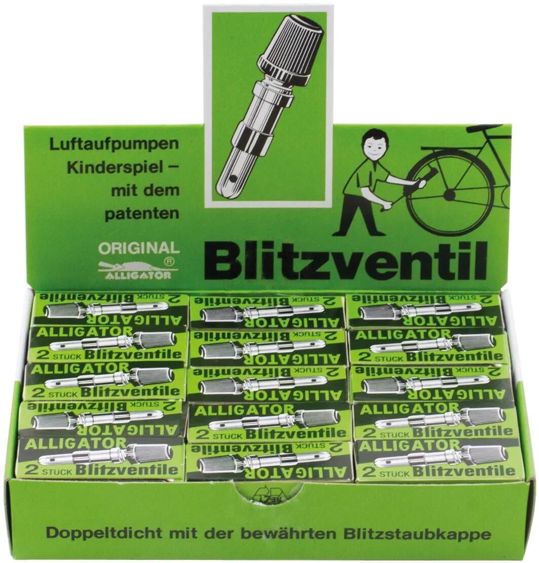 Alligator blitz ventil 192 dunlop ventiler pakke. 2 stk.