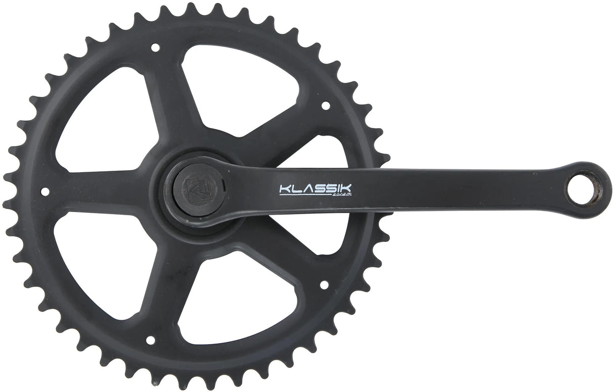 Pieper kranksæt kranksæt 4-kant 44t 170mm stål sort
