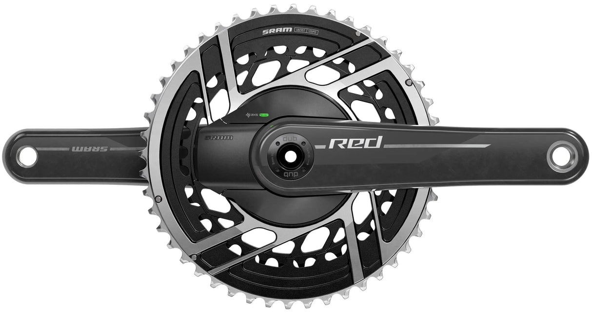 Sram kædering sæt røde akser e1 kranksæt pm røde akser e1 35 48t 172.5mm