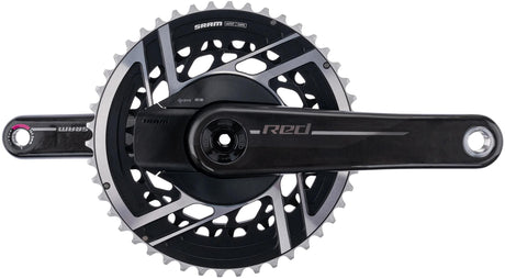 Sram kædering sæt røde akser e1 kranksæt pm røde akser 33 46t 167.5mm