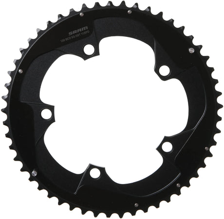 Sram chainring road dobbelt kæde ring roaddoub. 53t aluminium f. rød sort