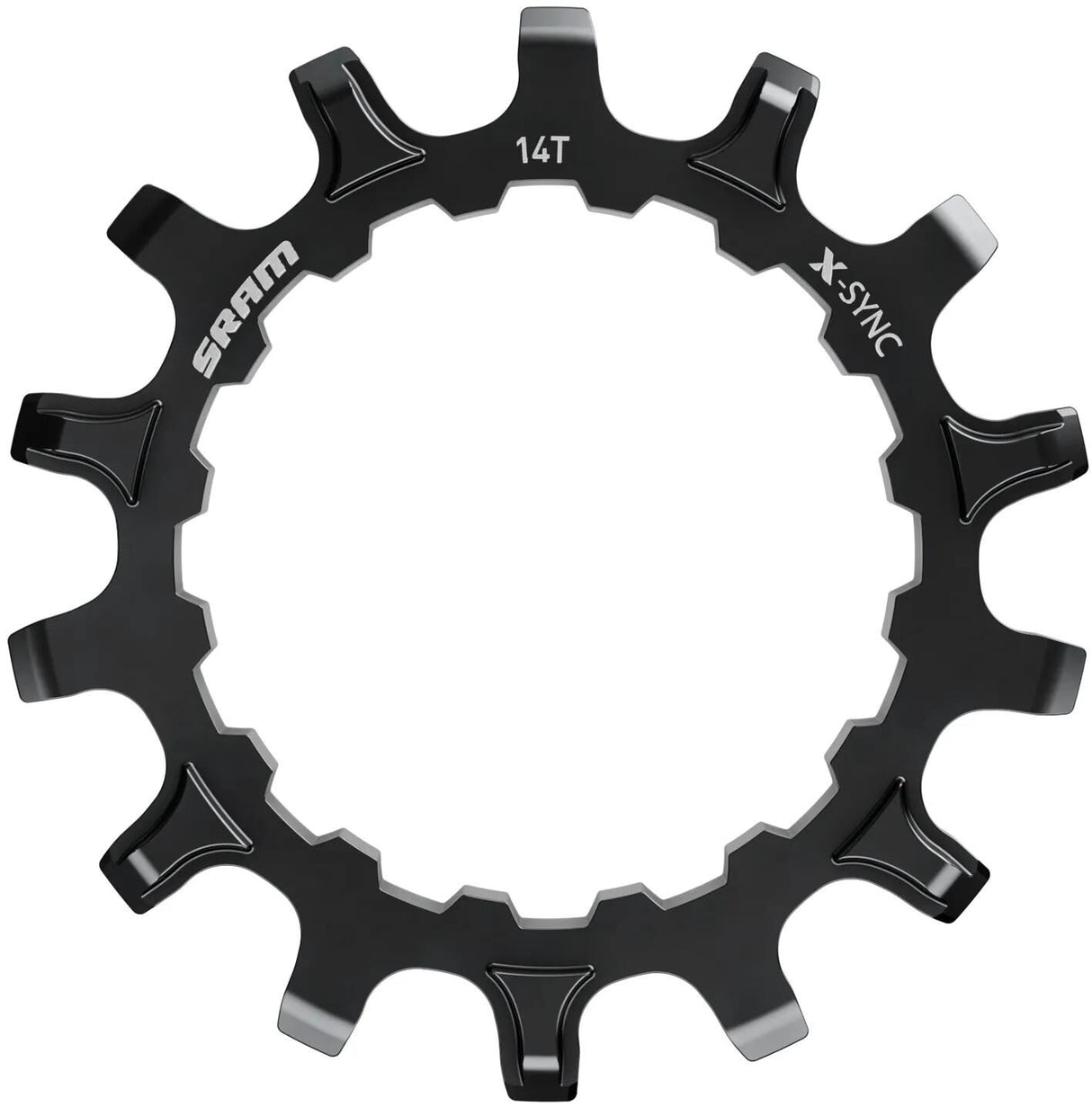 Sram motorcykel kædehjul f.bosch 14t.,stål,sort