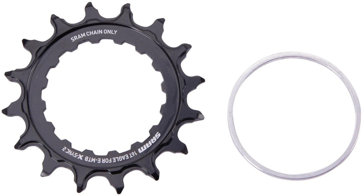 Sram motor kædehjul motor kædehjul f.bosch 16t. stål sort