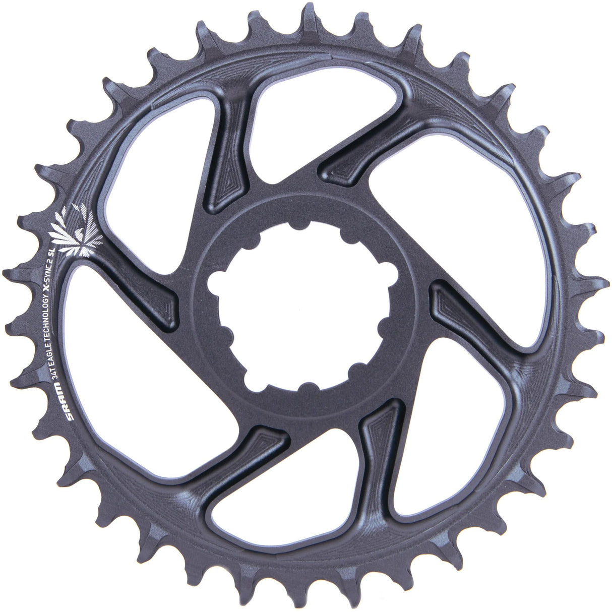 Sram kædering x-sync2 sl kædering x-sync2 sl 34t. aluminium månegrå