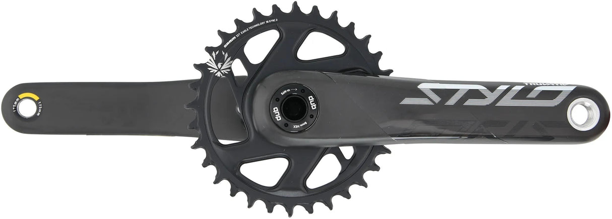 Truvativ kranksæt stylo carbon eagle kranksæt stylo carb.eagle 32t.dub boost