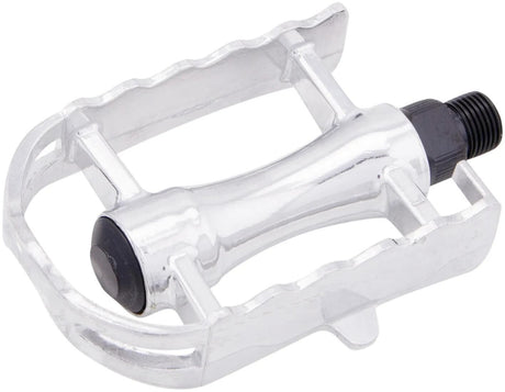 Messingleje pedal alu sølv 62 x 96 mm