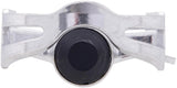 Messingleje pedal alu sølv 62 x 96 mm