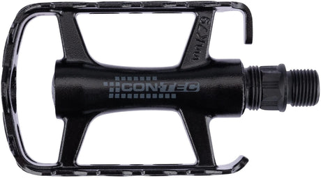 Contec pedal blacktop ct pedaler blacktop mtb atb alu sort sølv