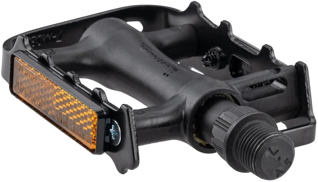 Contec pedal flow ct pedaler flow mtb atb plastik sort