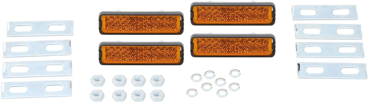 Contec pedal reflectors p-reflex ct pedal reflector screw mount. sæt med 4 stk