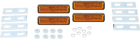 Contec pedal reflectors p-reflex ct pedal reflector screw mount. sæt med 4 stk