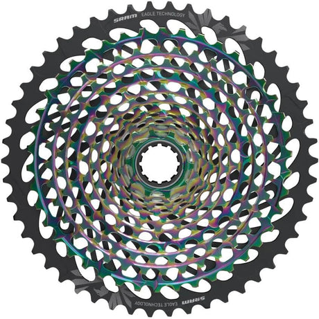 Sram kassette xg-1299 cas.sprocket xg-1299 10-50t regnbuefarver