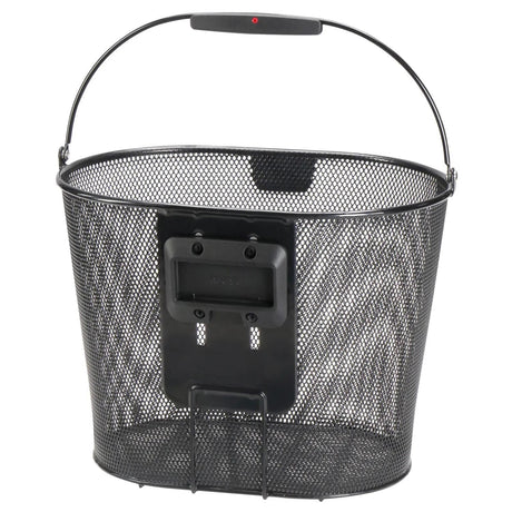 Klickfix kurv oval plus ef cykelkurv oval plus ef sort