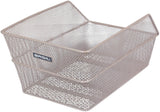 Basil cykelkurv cento bagkurv 24 x 38,5 x 11 cm - nude metallic