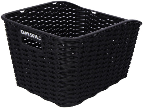 Basil Weave WP - cykelkurv - på bagsiden - sort