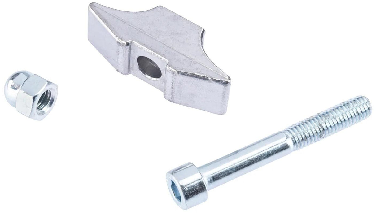 Pletscher standardplade f 15 1 klapklap m8 x 60mm
