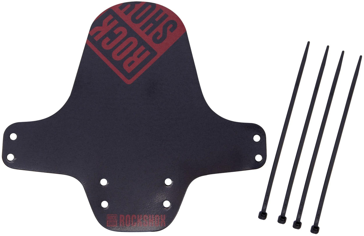 Rockshox stænskærm fender clip-on fender rs sort boxxer rød