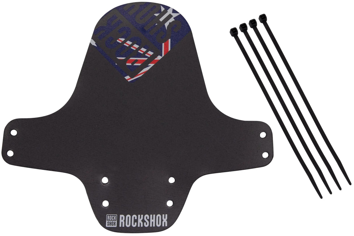 Rockshox stænskærm fender clip-on fender rs sort australien flag
