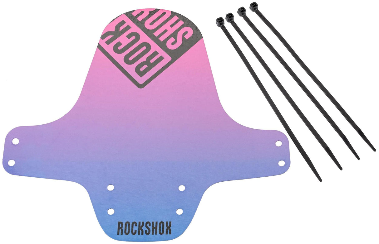 Rockshox stænskærm fender clip-on fender rs bl. blå pink størrelse bl.logo