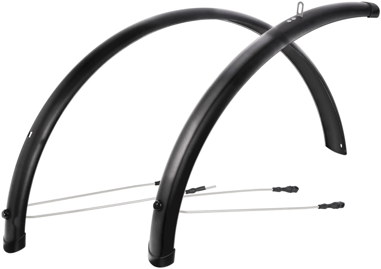 Contec stænkskærm sæt splash protect ct fender splash prot. 28 54mm sort skinnende