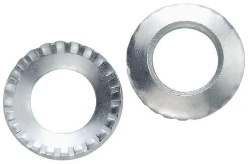 Fix-nippel plade fix-nip.skive re.konveks zink pakke.á 100stk.