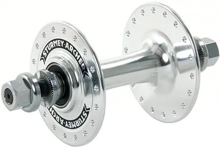 Sturmey archer fornav hbt30-f st.archer fr.højflangenav 36h massiv aksel sil.