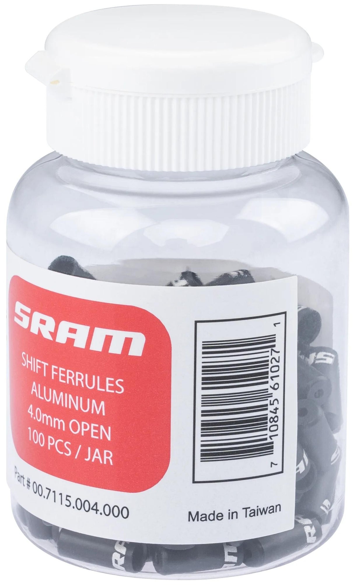 Sram kabelkapsel kabine.cover 4mm alu 100stk b