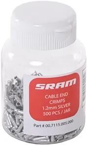 Sram endekappe endekapper f.1,2mm førerhus. 500 stk