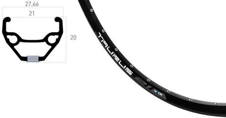 Ryde fælg taurus 21 fælge taurus 21 21-584 32l sw