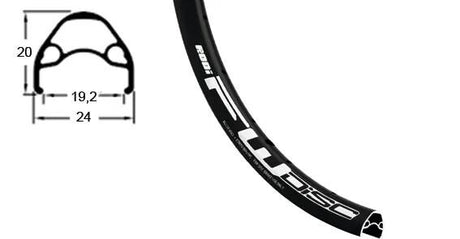 Rodi cykelfælg fw disc rodi fælge fw disc 19-622 sw 36l