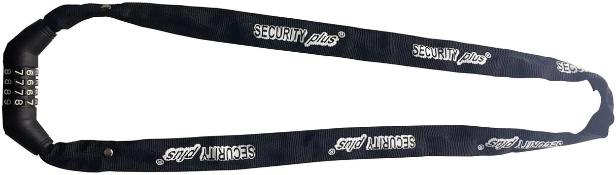 Security plus kombination kædelås zks 120 kam.kædelås sec.plus zks 120 sort