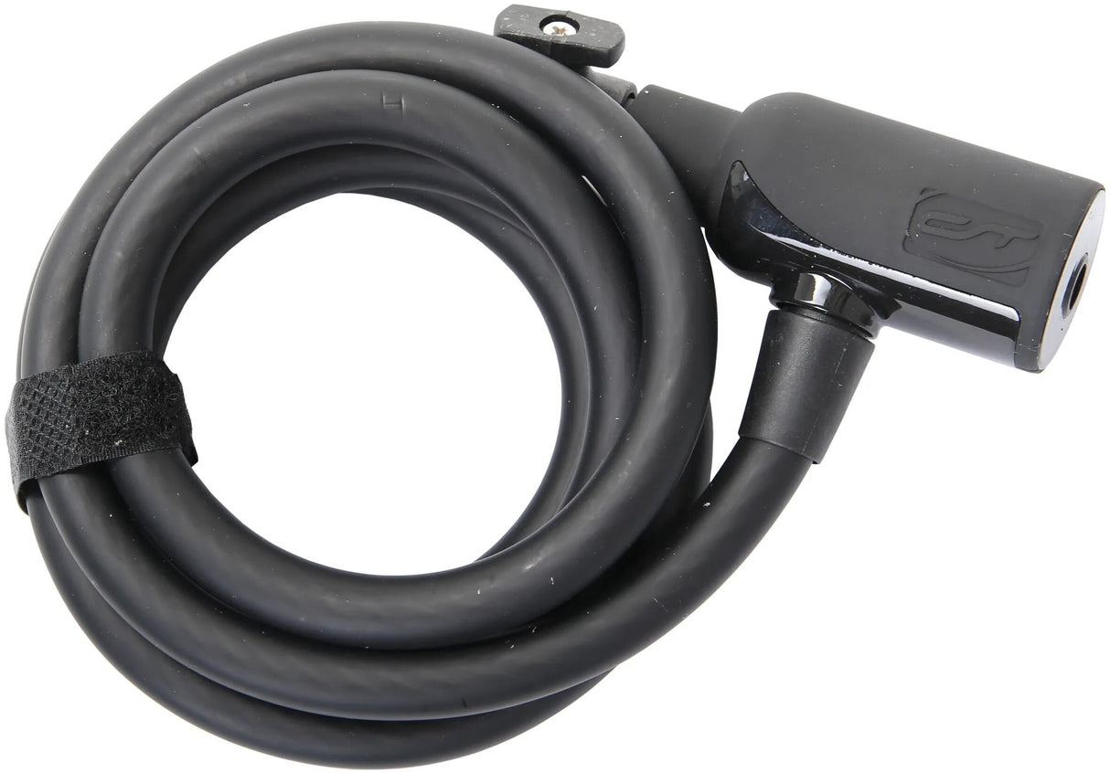Contec spiral kabellås powerloc ct coil.cab.lock powerloc 12mm x 185cm sort