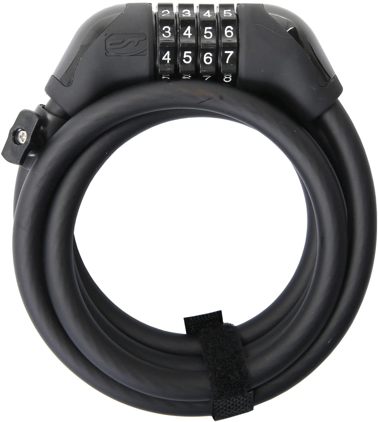 Contec nummer spiral kabellås powerloc ct comb.coil.cab.powerloc 12mm x 185cm sort