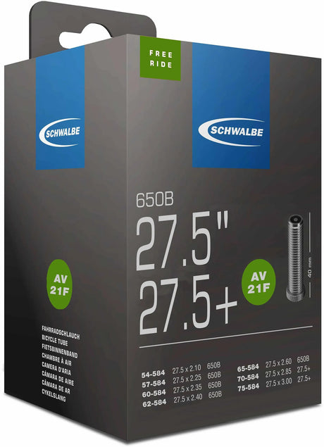 Schwalbe Inner Tube AV21F 27.5 Freeride 54 75-584 IB