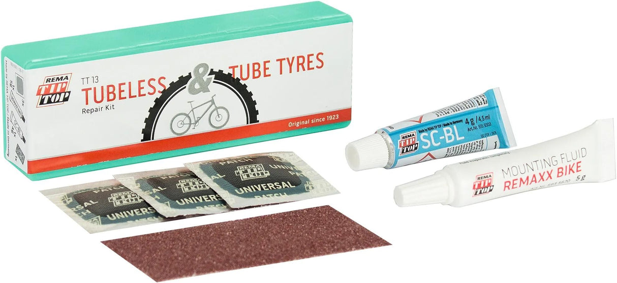 Tip top dækreparation tt13 tubeless reparationssæt tt13 tubeless