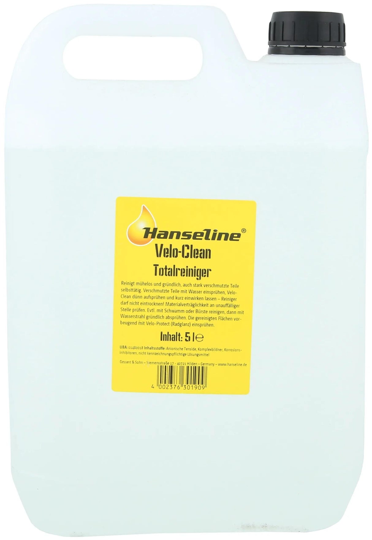 Hanseline cykelrens velo clean cykelrens velo clean 5l
