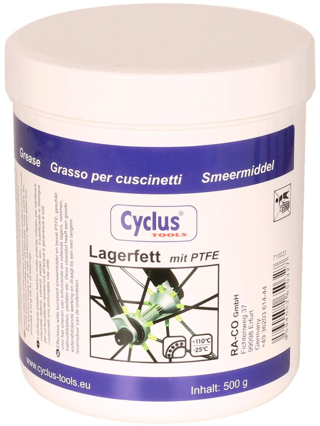 Cykelværktøj med smørefedt Cykellejefedt 500g