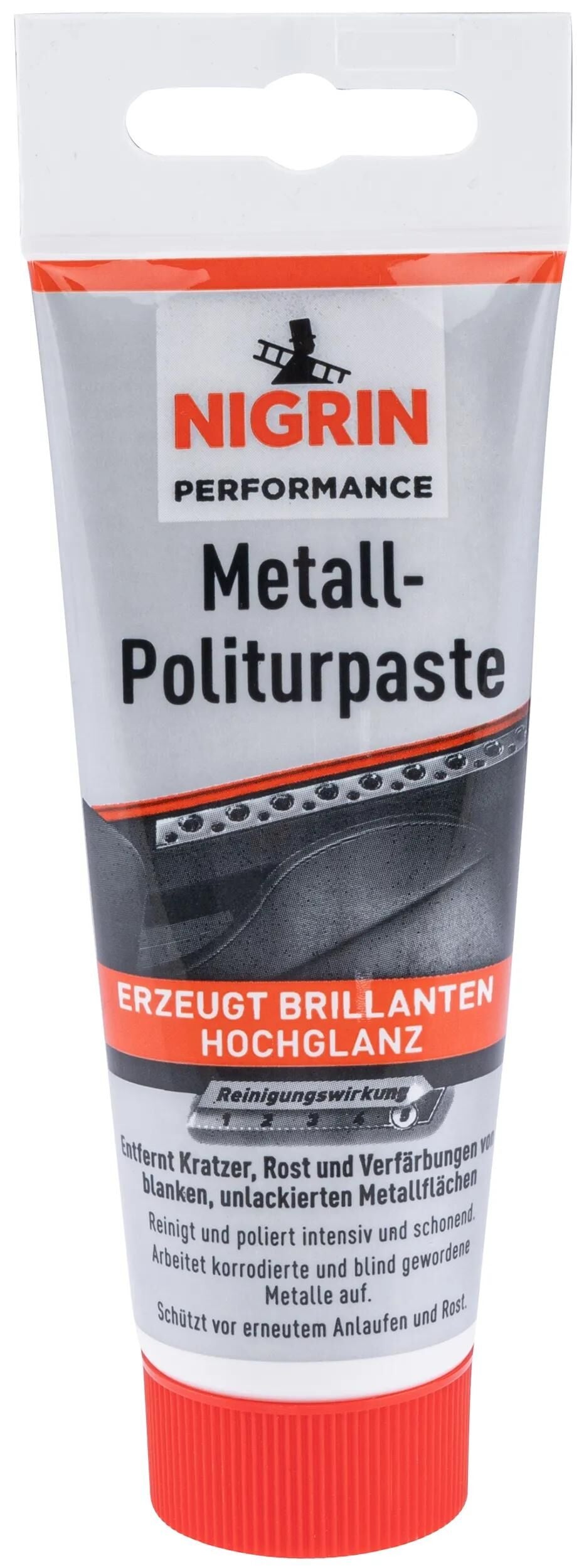 Nigrin polermiddel metallpolish politur metallpolish 75ml