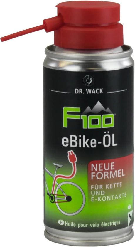 Dr. Wack olie f100 ebike-olie kædeolie dr.wack e-bike-olie 100ml