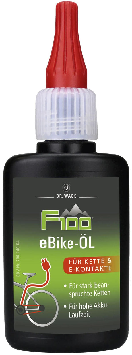 Dr. Wack olie f100 ebike-olie kædeolie dr.wack e-bike-olie 50ml