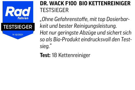 Dr. Wack kæderens f100 bio kæderens kæderens dr.wack f100 bio 2l