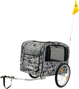 Blå fugl cykel hundevogn hundetrailer 20 camouflage