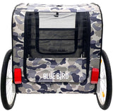 Blå fugl cykel hundevogn hundetrailer 20 camouflage