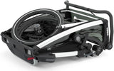 Thule cykel-barnevogn vogn lite dobbelt. barnevogn chariot lite 2 aga.grøn